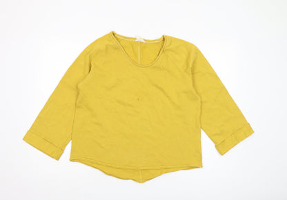 Womens UK Size S Marks and Spencer Yellow  T-Shirt