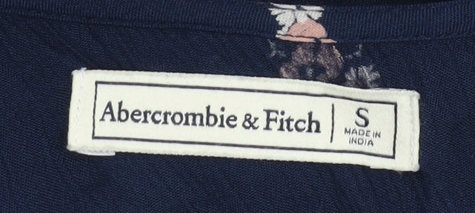 Abercrombie & Fitch Women's Blue Floral Camisole S