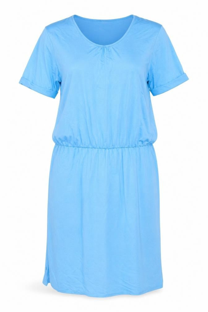 Cotton Traders Women's Blue Knee Length Dress Size 14