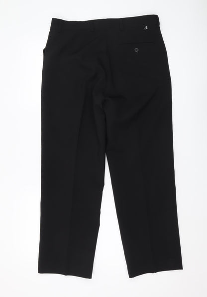 Farah Men's Black Dress Pants Size 32 Formal Trousers