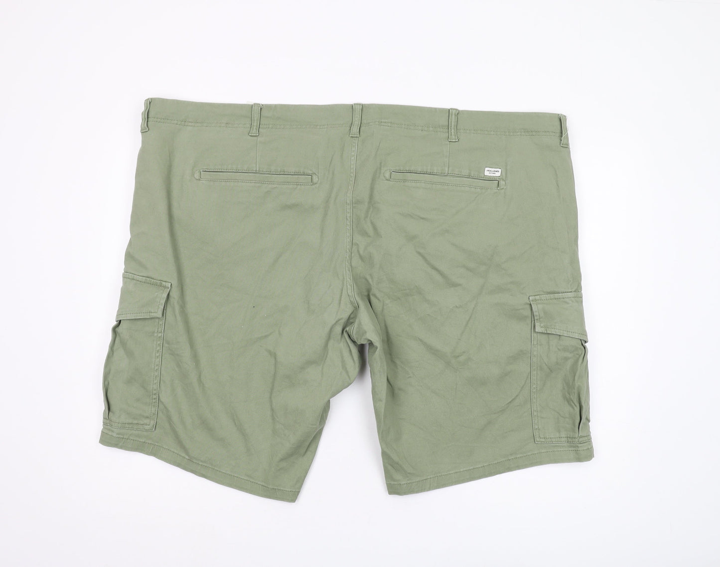 Jack & Jones Men's Green Cargo Shorts Size 52