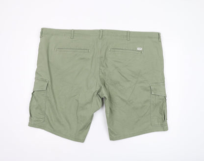 Jack & Jones Men's Green Cargo Shorts Size 52
