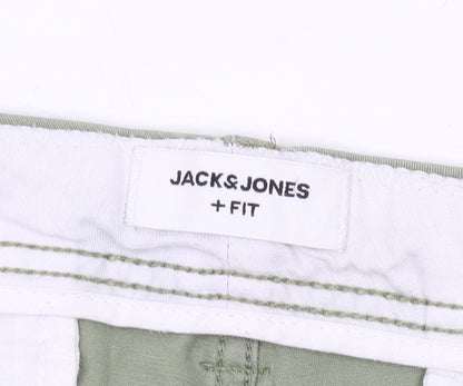 Jack & Jones Men's Green Cargo Shorts Size 52
