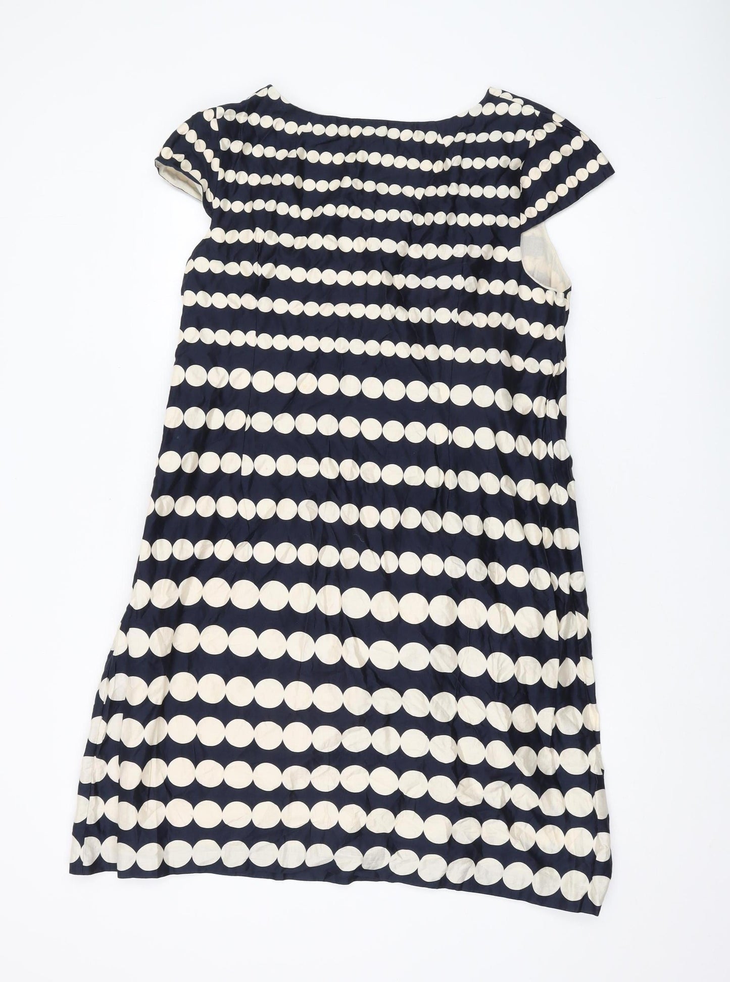 Phase Eight Women's Multicoloured Polka Dot Shift Dress Size 18