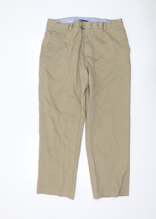 Kirkland Signature Men's Beige Chino Trousers, Size 36