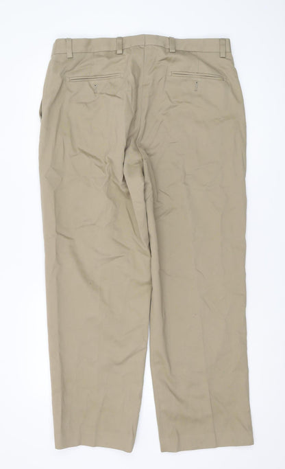 Kirkland Signature Men's Beige Chino Trousers, Size 36