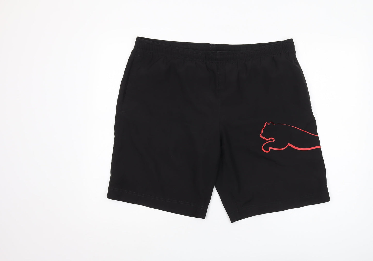 Puma Men's Black Swim Shorts L Sports