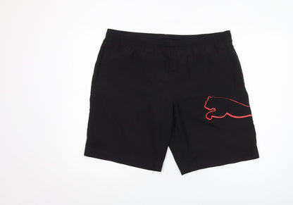 Puma Men's Black Swim Shorts L Sports