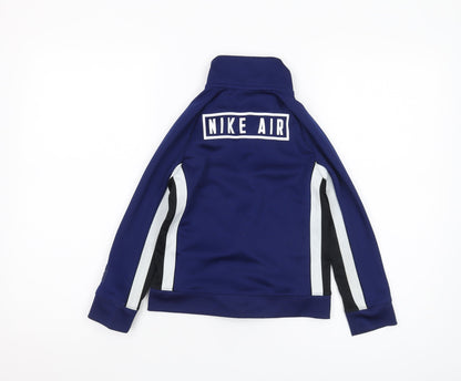 Nike Boys Blue Track Jacket XS - Lightweight Activewear