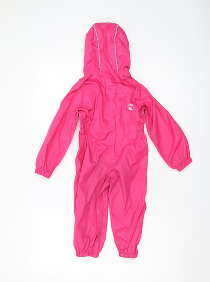 Gelert Pink Unisex Baby Rain Snowsuit 18 Months