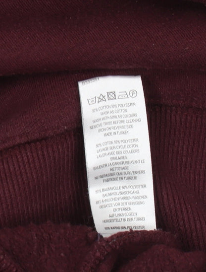Mens UK Size M French Connection Red Pullover Sweatshirt