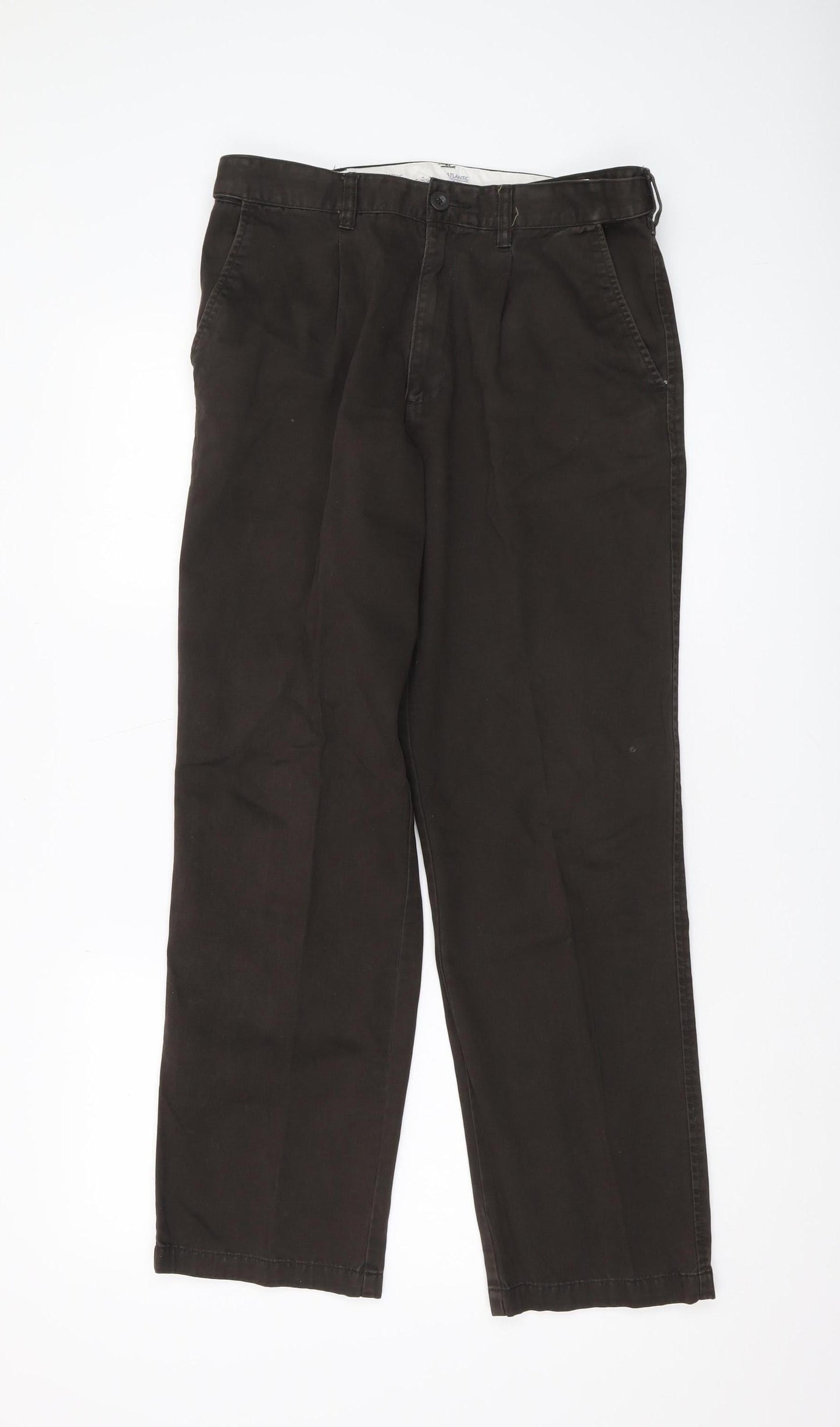 Mens UK Size M BHS Regular Fit Casual Brown Trousers