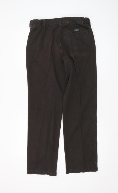 Mens UK Size M BHS Regular Fit Casual Brown Trousers