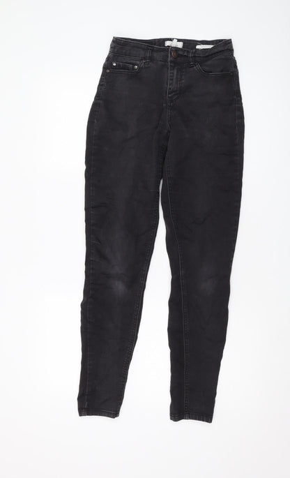 Womens UK Size 8 Joules Regular Fit Skinny Black Jeans
