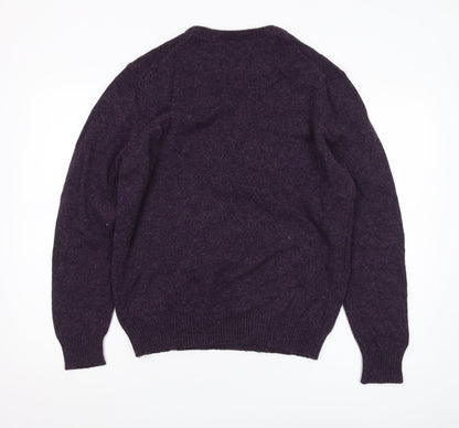Debenhams Men's Purple Pullover Jumper Size M