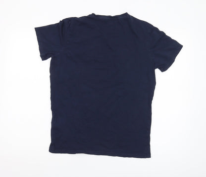 Mens UK Size S JACK & JONES Blue  T-Shirt