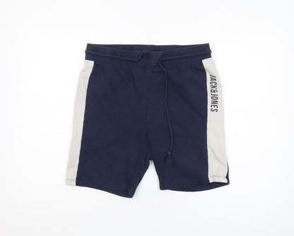 Jack & Jones Men's Blue Sweat Shorts, Size S, Casual Style