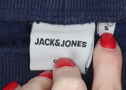 Jack & Jones Men's Blue Sweat Shorts, Size S, Casual Style