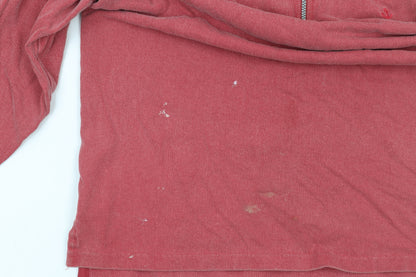Chatham Men's Red Pullover Sweatshirt - Size L, 1/4 Zip
