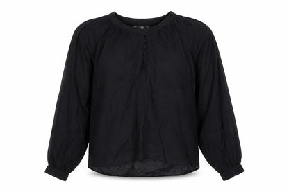 Womens UK Size 6 H&M Black Basic Blouse