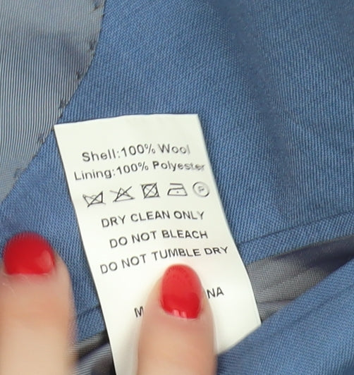 Mens UK Size 40 Samuel Windsor Regular Blue Suit Jacket
