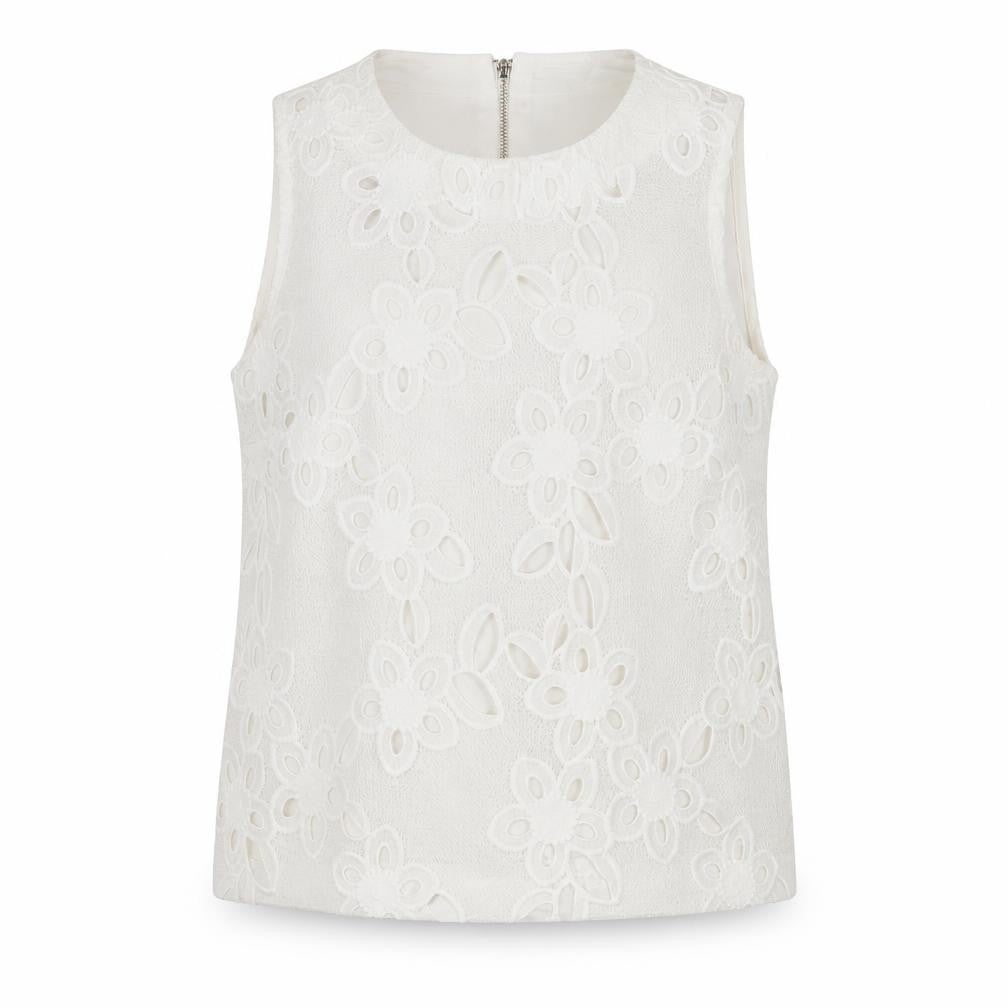 Womens UK Size 8 River Island White Tunic Blouse