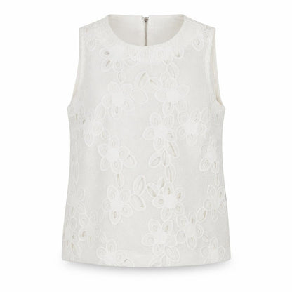 Womens UK Size 8 River Island White Tunic Blouse