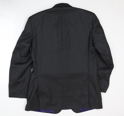 Mens UK Size 40 Berwin & Berwin Regular Black Suit Jacket