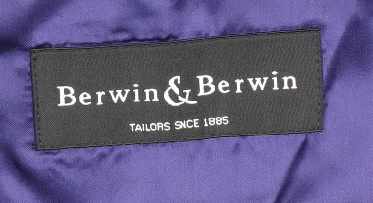 Mens UK Size 40 Berwin & Berwin Regular Black Suit Jacket