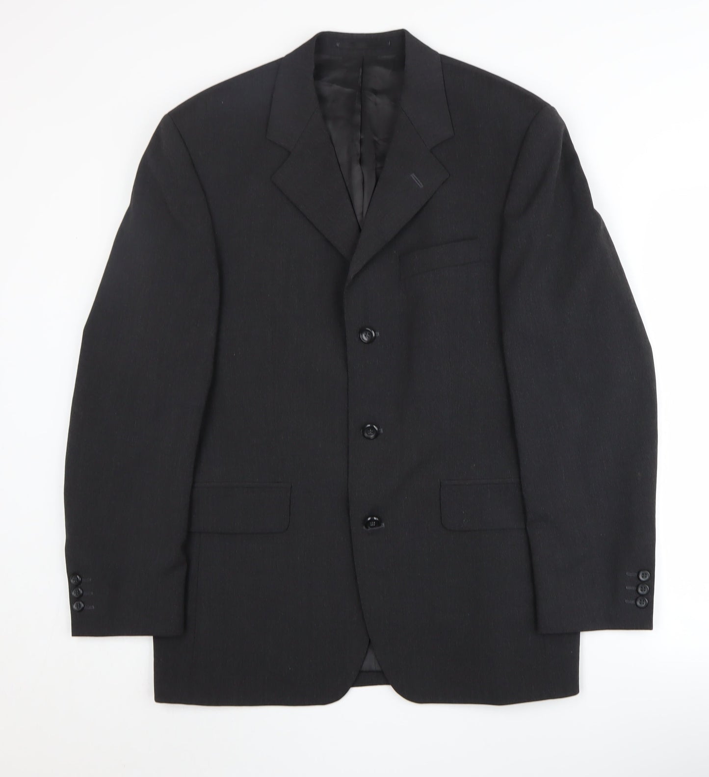 Mens UK Size 38 Burton Regular Black Suit Jacket