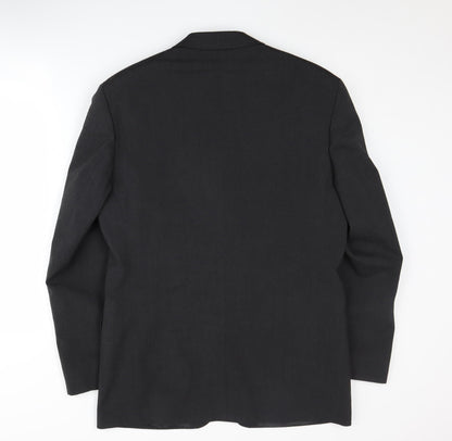 Mens UK Size 38 Burton Regular Black Suit Jacket
