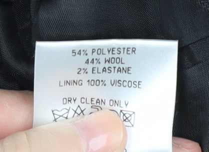 Mens UK Size 38 Burton Regular Black Suit Jacket
