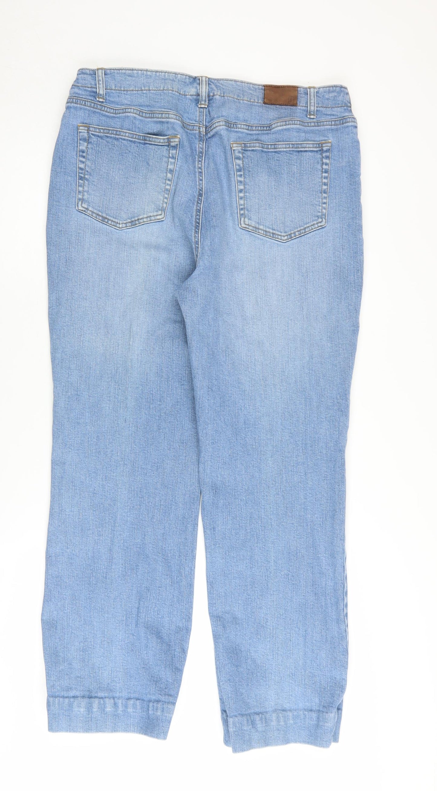 Lands' End Women's Blue Bootcut Jeans Size 16