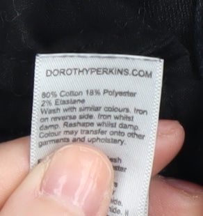 Dorothy Perkins Women's Black Skinny Jeans Size 12 Tall