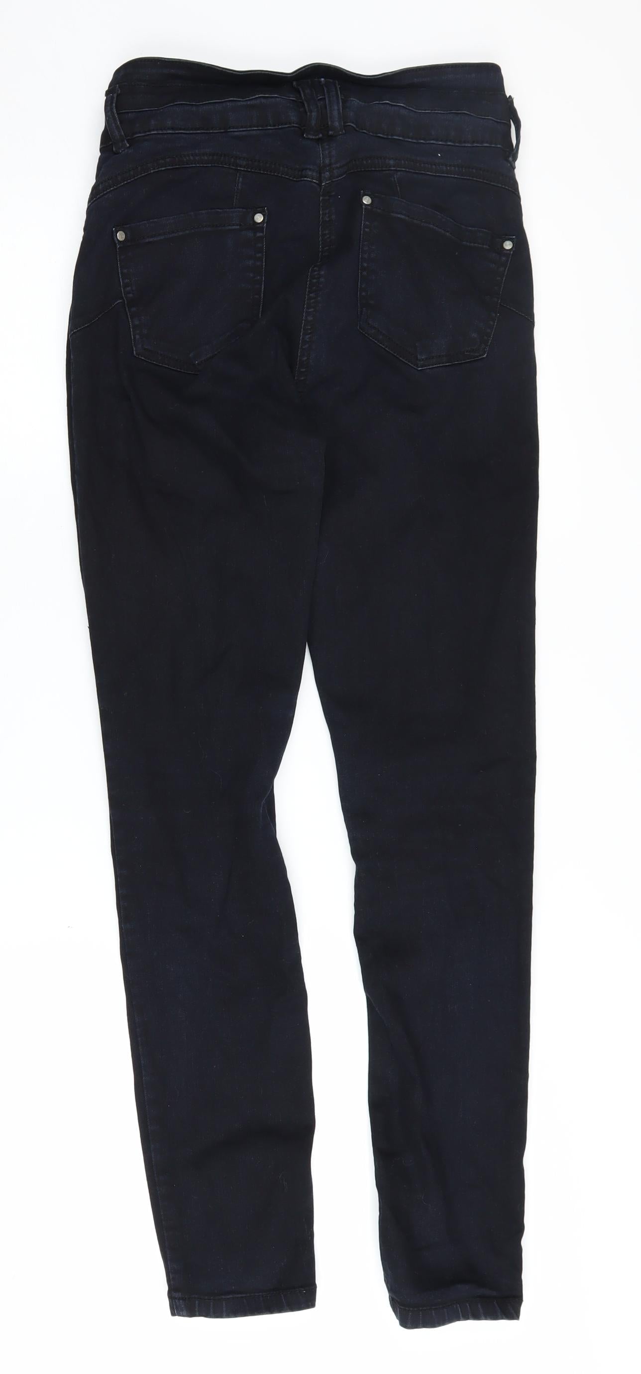 Womens UK Size 12 Boohoo Slim Fit Skinny Black Jeans