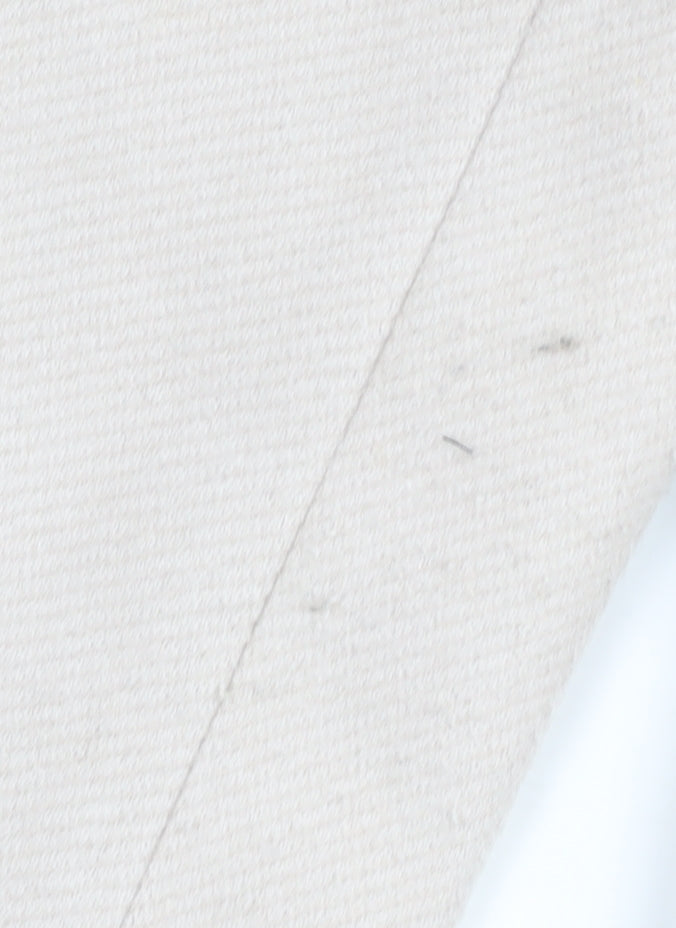 New Look Beige Blazer Women Size 6 Mid-Length