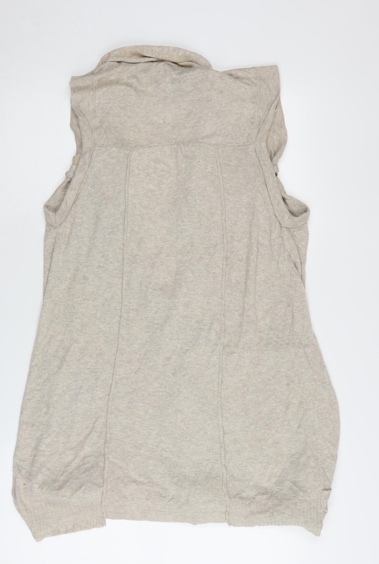 Womens UK Size 14 River Island Beige Vest Jumper