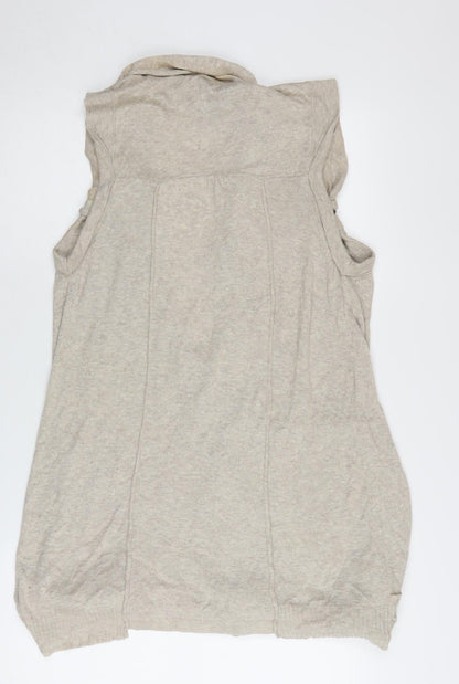 Womens UK Size 14 River Island Beige Vest Jumper