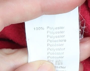 Quechua Women's Red M Fleece Pullover Sweatshirt