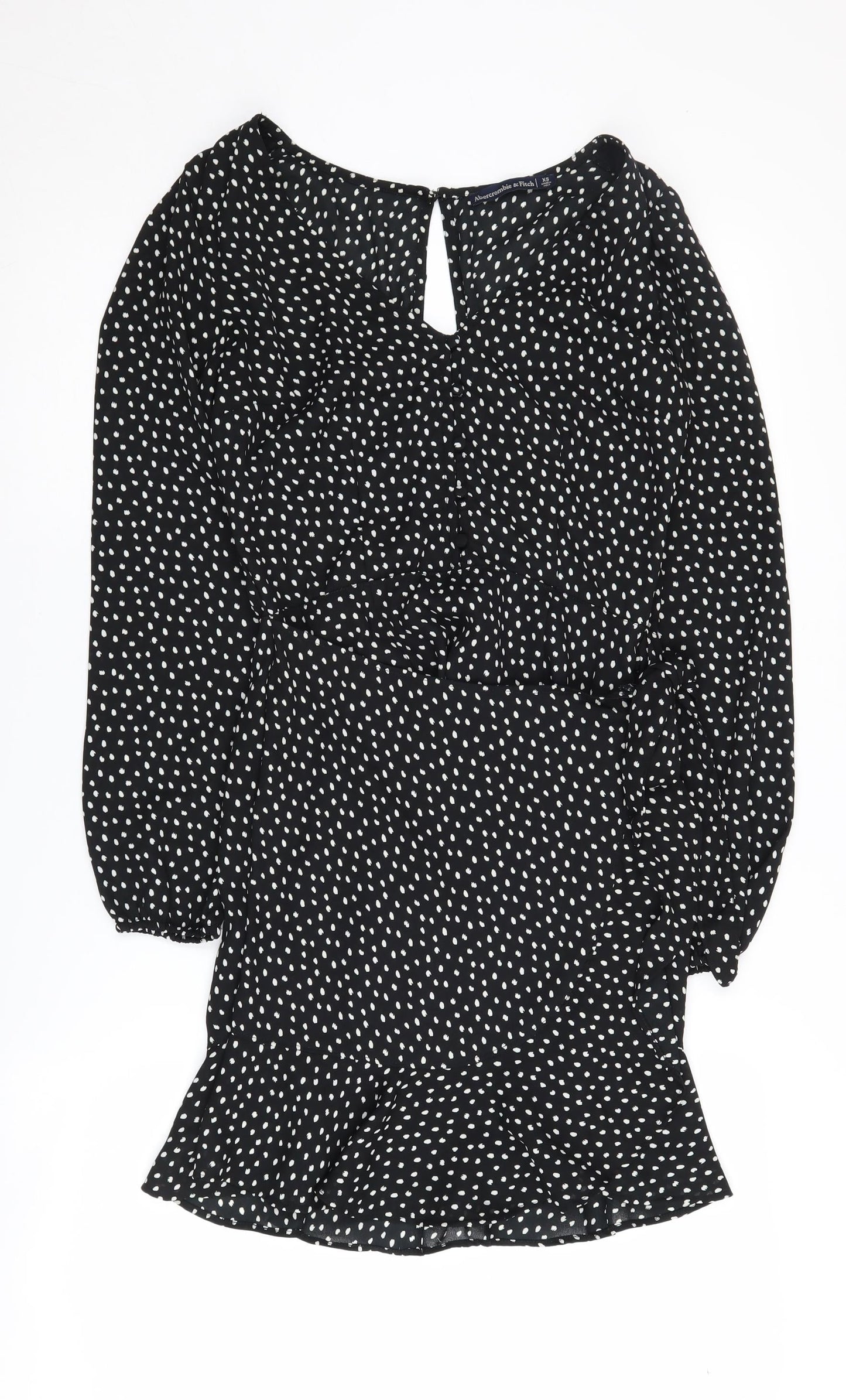 Abercrombie & Fitch Women's Black XS Polka Dot Dress