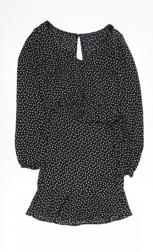 Abercrombie & Fitch Women's Black XS Polka Dot Dress