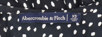 Abercrombie & Fitch Women's Black XS Polka Dot Dress
