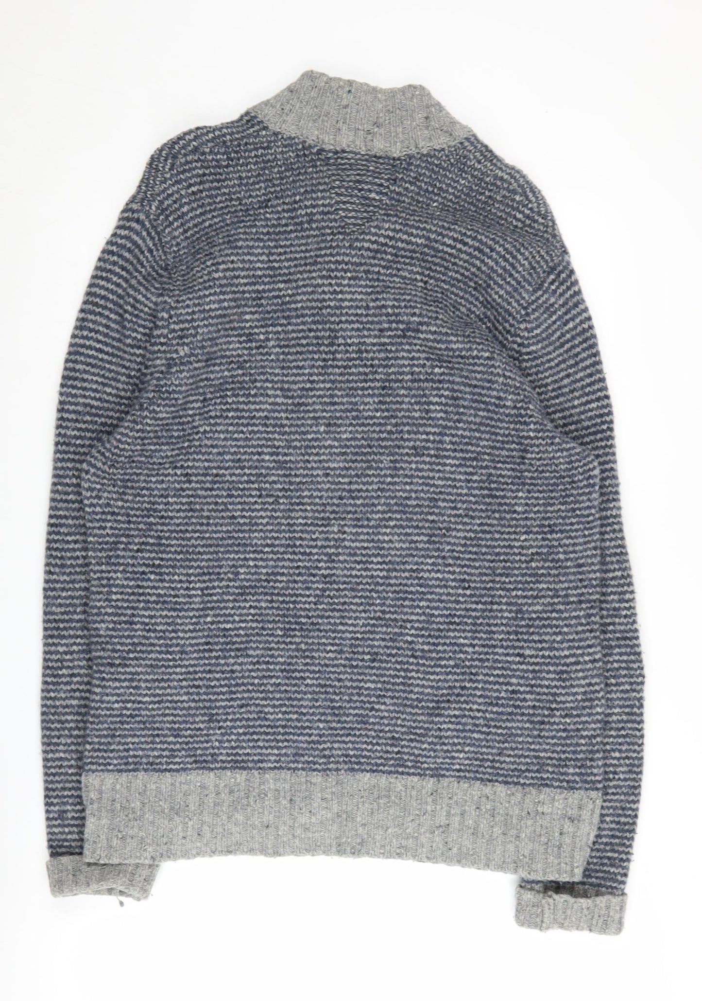 John Lewis Men's Grey Henley Jumper, L, Knit