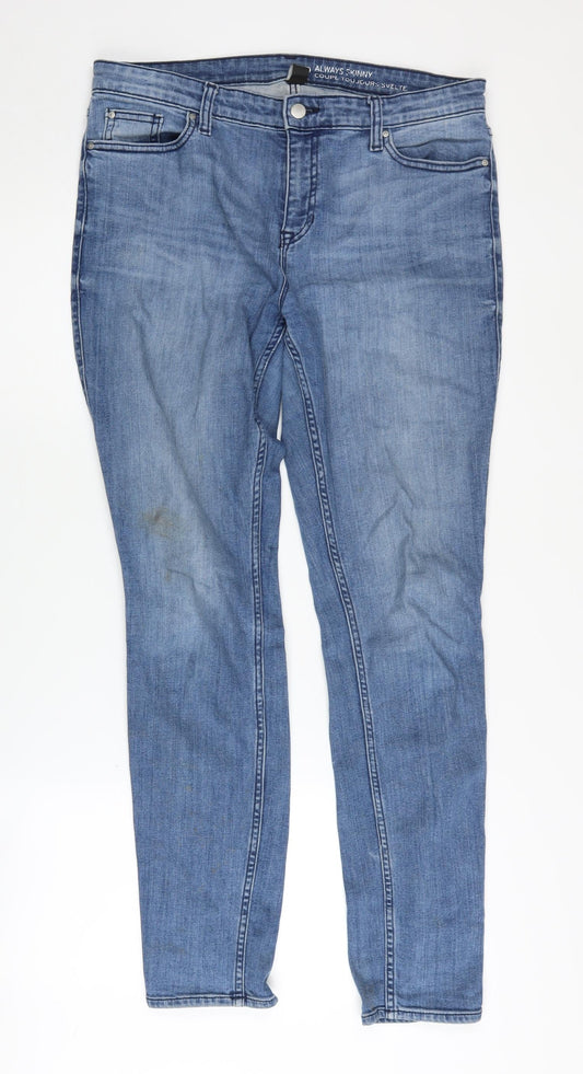 Gap Women's Blue Skinny Jeans Size 14