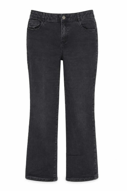 Womens UK Size 12 Dorothy Perkins Regular Fit Straight Black Jeans