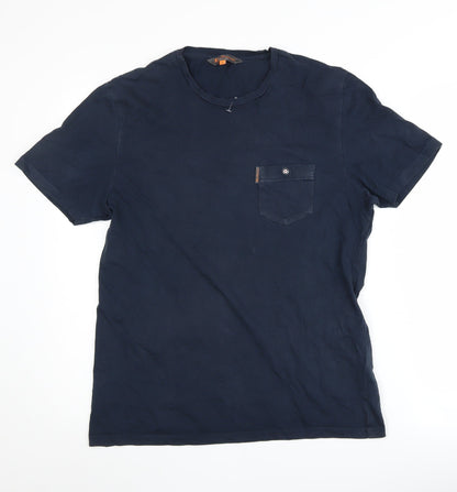 Mens UK Size M Ben Sherman Blue  T-Shirt