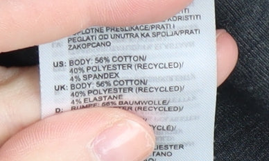 Adidas Black Full Zip Hoodie, Unisex M, Gym Wear