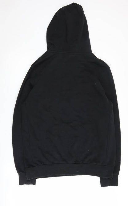 adidas Men's Black XL Pullover Hoodie, Sports Style