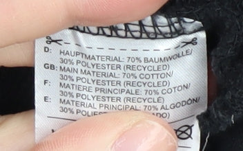 adidas Men's Black XL Pullover Hoodie, Sports Style