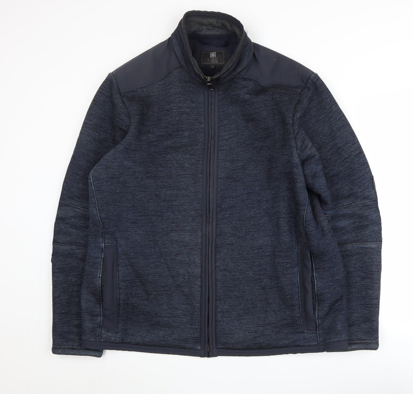 Mens UK Size L Marks and Spencer Blue Basic Jacket